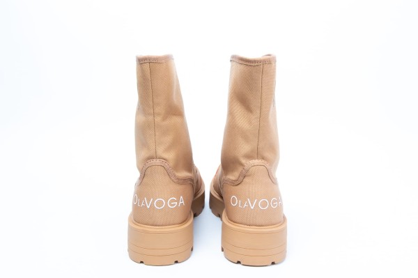 Buty damskie workery OLAVOGA PASSION camel - maWer Fashion