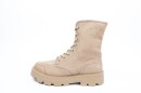 Buty damskie workery OLAVOGA PASSION beż - maWer Fashion
