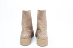 Buty damskie workery OLAVOGA PASSION beż - maWer Fashion