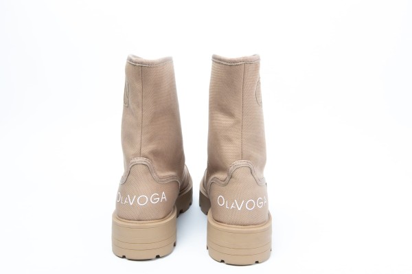 Buty damskie workery OLAVOGA PASSION beż - maWer Fashion