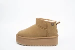 Buty damskie śniegowce OLAVOGA MISTIC camel - maWer Fashion