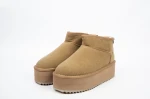 Buty damskie śniegowce OLAVOGA MISTIC camel - maWer Fashion