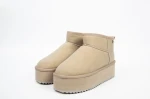 Buty damskie śniegowce OLAVOGA MISTIC beż - maWer Fashion