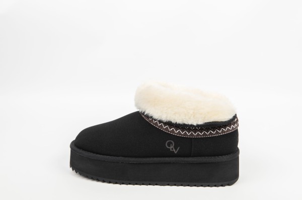 Buty damskie śniegowce OLAVOGA BAILA czarne - maWer Fashion