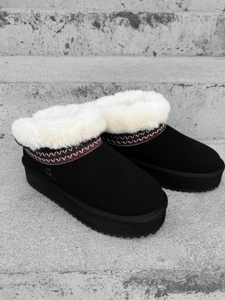 Buty damskie śniegowce OLAVOGA BAILA czarne - maWer Fashion