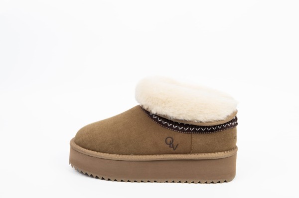 Buty damskie śniegowce OLAVOGA BAILA camel - mawershop