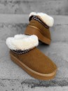 Buty damskie śniegowce OLAVOGA BAILA camel - mawershop