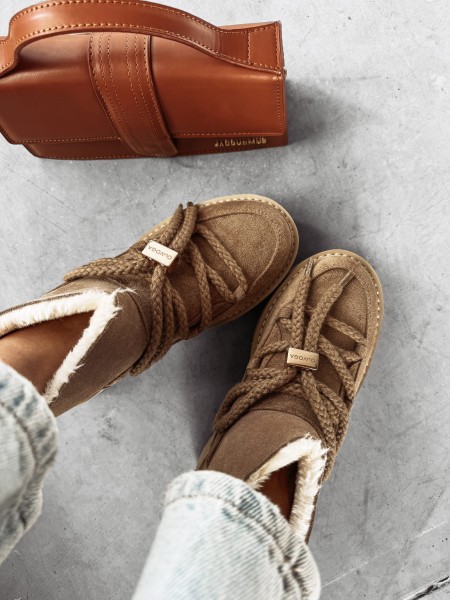 Buty damskie śniegowce OLAVOGA GRANDA beż - mawershop