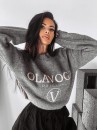 Sweter damski OLAVOGA STINE szary – maWer Fashion