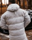 Kurtka męska długa OLAVOGA PHILADELPHIA szara - maWer Fashion