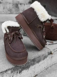 Buty damskie śniegowce OLAVOGA VITTY brązowe -  maWer Fashion
