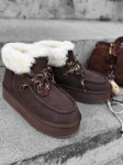 Buty damskie śniegowce OLAVOGA VITTY brązowe -  maWer Fashion