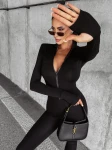 Kombinezon damski OLAVOGA MILLS czarny - maWer Fashion