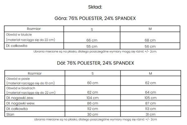 Komplet damski OLAVOGA NERIX 2025 czarny - maWer Fashion