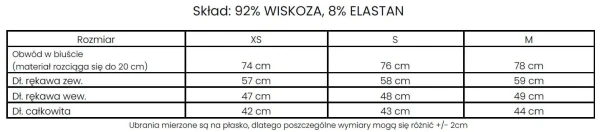 Bluzka damska OLAVOGA ROSETT 2025 brąz - maWer Fashion