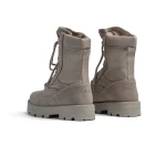 Buty damskie workery OLAVOGA HIKER 2025 beż - mawer Fashion