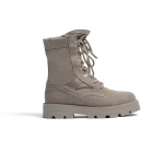 Buty damskie workery OLAVOGA HIKER 2025 beż - mawer Fashion