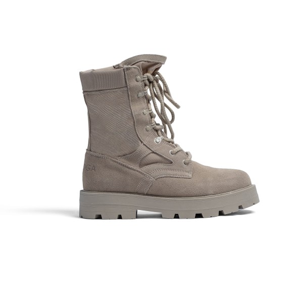 Buty damskie workery OLAVOGA HIKER 2025 beż - mawer Fashion