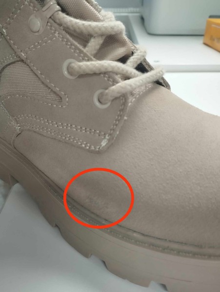 OUTLET Buty damskie workery OLAVOGA HIKER 2025 beż (2) - produkt ze skazą