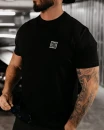 T-shirt męski OLAVOGA STONE 2025 czarny – maWer Fashion