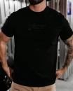 T-shirt męski OLAVOGA VALOR 2025 czarny - maWer Fashion
