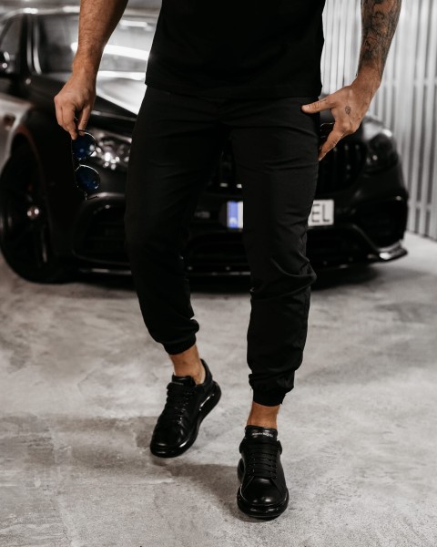 Spodnie męskie OLAVOGA BULL 2025 czarne – maWer Fashion