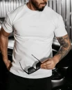 T-shirt męski OLAVOGA BERGO 2025 ecru – maWer Fashion