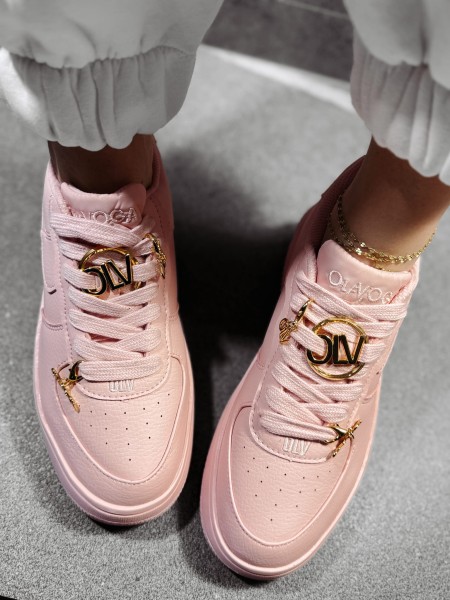 Buty damskie OLAVOGA HEELY 2025 róż - maWer Fashion