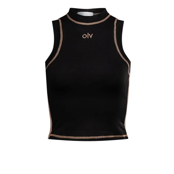 Top damski OLAVOGA LYON 2025 czarny - maWer Fashion