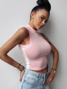 Top damski OLAVOGA LYON 2025 pudrowy róż - maWer Fashion