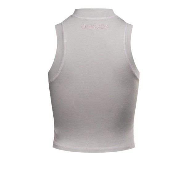 Top damski OLAVOGA LYON 2025 szary - maWer Fashion