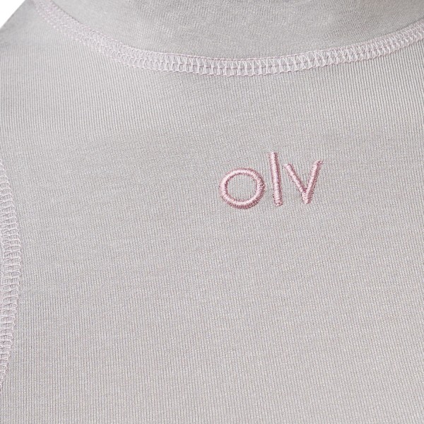 Top damski OLAVOGA LYON 2025 szary - maWer Fashion