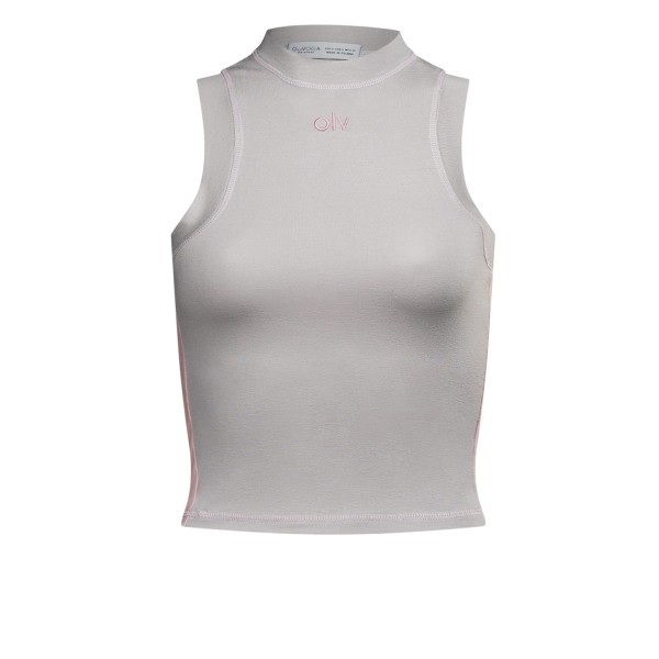 Top damski OLAVOGA LYON 2025 szary - maWer Fashion