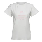 T-shirt damski OLAVOGA GLASS 2025 ecru – maWer Fashion