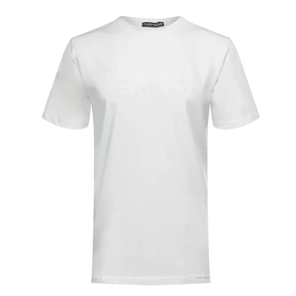 T-shirt męski OLAVOGA COELLO 2025 ecru - maWer Fashion