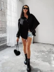 Koszula damska OLAVOGA WONDER 2025 czarna - maWer Fashion