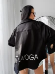 Koszula damska OLAVOGA WONDER 2025 czarna - maWer Fashion
