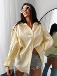 Koszula damska OLAVOGA WONDER 2025 żółta - maWer Fashion
