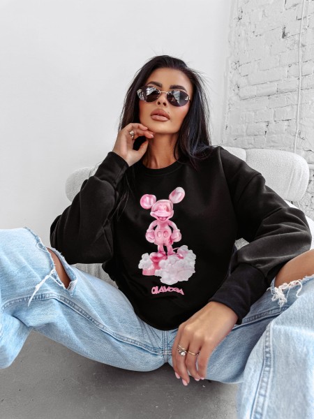 Bluza damska OLAVOGA AZAELA 2025 czarna – maWer Fashion