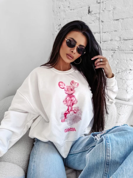 Bluza damska OLAVOGA AZAELA 2025 ecru – maWer Fashion