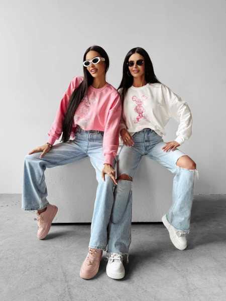 Bluza damska OLAVOGA AZAELA 2025 ecru – maWer Fashion