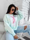 Bluza damska OLAVOGA AZAELA 2025 miętowa – maWer Fashion