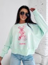 Bluza damska OLAVOGA AZAELA 2025 miętowa – maWer Fashion