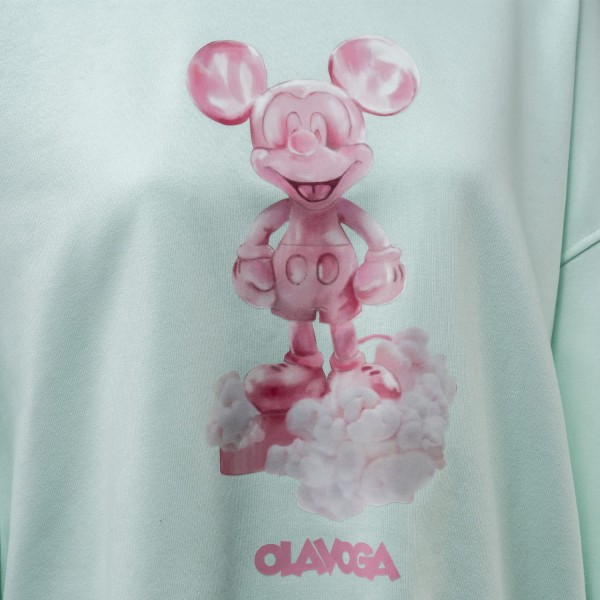 Bluza damska OLAVOGA AZAELA 2025 miętowa – maWer Fashion