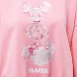 Bluza damska OLAVOGA AZAELA 2025 różowa – maWer Fashion