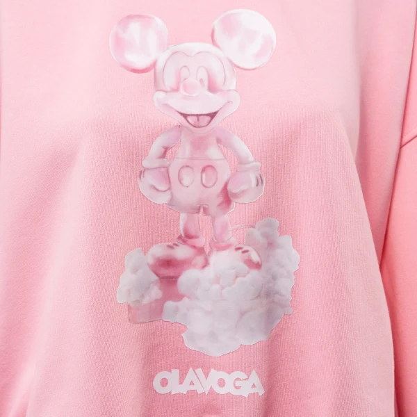 Bluza damska OLAVOGA AZAELA 2025 różowa – maWer Fashion