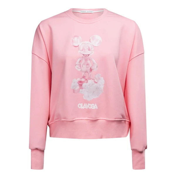 Bluza damska OLAVOGA AZAELA 2025 różowa – maWer Fashion