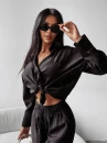 Komplet damski OLAVOGA SERENE 2025 czarny – maWer Fashion