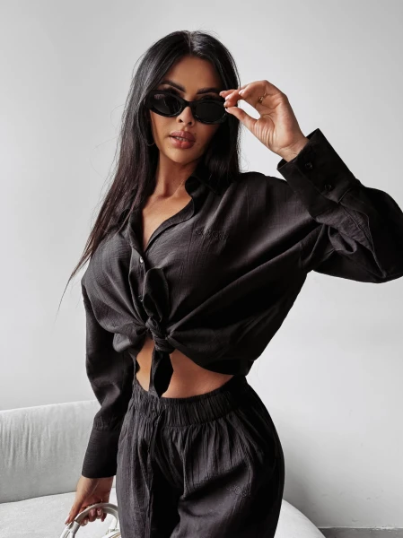 Komplet damski OLAVOGA SERENE 2025 czarny – maWer Fashion