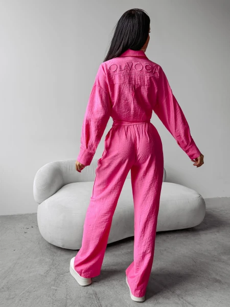 Komplet damski OLAVOGA SERENE 2025 róż – maWer Fashion
